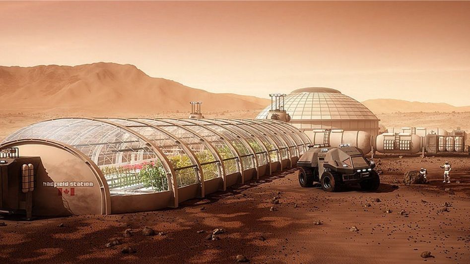 hydroponics on mars